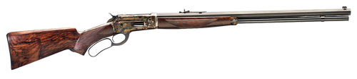 Davide Pedersoli 010S738457 1886 Sporting Full Size 45-70 Gov 8+1 26" Blued Octagon Steel Barrel, Blued Steel Receiver, Walnut Fixed Stock, Right Hand