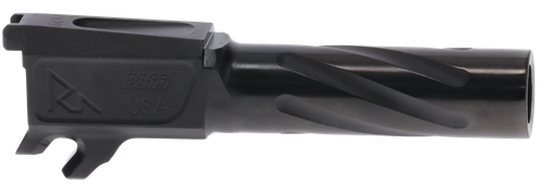 Rival Arms RA20P002A Precision Match Grade 9mm Luger 3.10" Fluted Threaded Black PVD Steel, Fits Sig P365