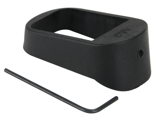 Pachmayr 03850 Mag Sleeve  Compatible w/Glock 17/22/31 Mags To Fit Glock 19/23/32 Models, Black Polymer