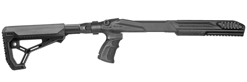 FAB Defense FXM4R1022B M4 Conversion Kit Chassis, Black, Adj. Folding GL-CORE Stock, Finger Groove Pistol Grip, Pic. Accessory Rails, Fits Ruger 10/22 (Standard & Bull Barrels)