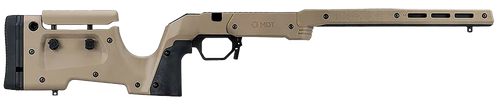 Mdt Sporting Goods Inc 104691FDE XRS Chassis FDE Aluminum Core with Polymer Panels, Adj. Cheekrest, M-LOK Forend, Interchangeable Grips, AICS Mag Compatible, Fits Short Action Remington 700