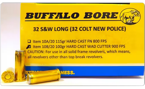 Buffalo Bore Ammunition 7C20 Personal Defense Strictly Business 454Casull 360gr Lead Wide Nose 20 Per Box/12 Case