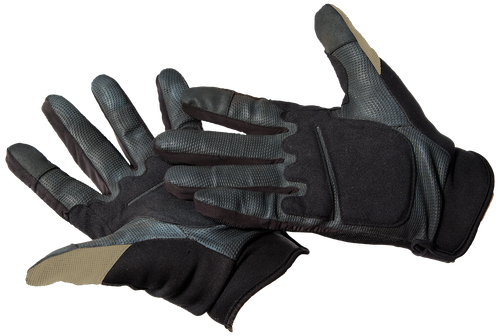 Caldwell 1071004 Ultimate Shooting Gloves Tan Small/Med Velcro