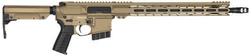 CMMG 28A670CCT Resolute MK4 22 ARC Black Nitride Threaded Barrel, Coyote Tan Cerakote Picatinny Rail Aluminum Receiver, M-LOK Handguard, Black Synthetic CMMG 6 Position RipStock, Black Polymer Grip