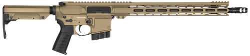 CMMG 28A670CCT Resolute MK4 22 ARC Black Nitride Threaded Barrel, Coyote Tan Cerakote Picatinny Rail Aluminum Receiver, M-LOK Handguard, Black Synthetic CMMG 6 Position RipStock, Black Polymer Grip