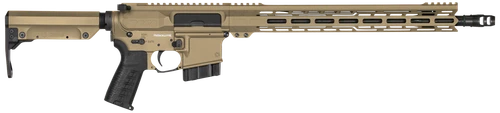 CMMG 28A670CCT Resolute MK4 22 ARC Black Nitride Threaded Barrel, Coyote Tan Cerakote Picatinny Rail Aluminum Receiver, M-LOK Handguard, Black Synthetic CMMG 6 Position RipStock, Black Polymer Grip