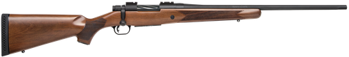 Mossberg 27849 Patriot  Full Size 7mm-08 Rem 5+1 22" Matte Blued Fluted Barrel, Drilled & Tapped Matte Blued Stainless Steel Receiver, Walnut Fixed Stock, Right Hand
