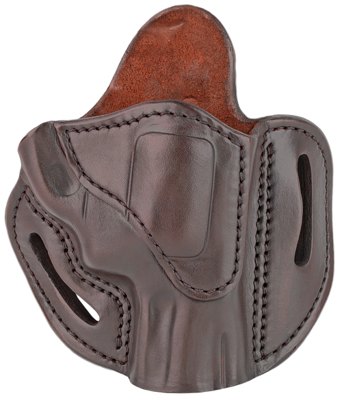1791 Gunleather RVH2SSBRR RVH2S  OWB Size 02S Signature Brown Leather Belt Slide Fits S&W K Frame Right Hand