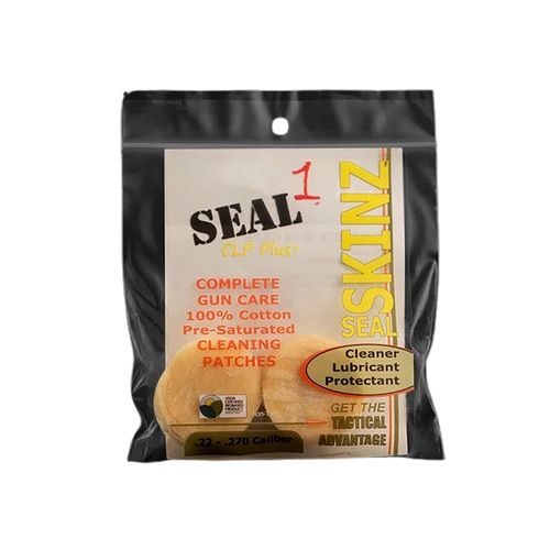 Seal 1 SS-10 Seal SKINZ Cleaning Patches/Cloths 270-30 Cal 1.75" Cotton