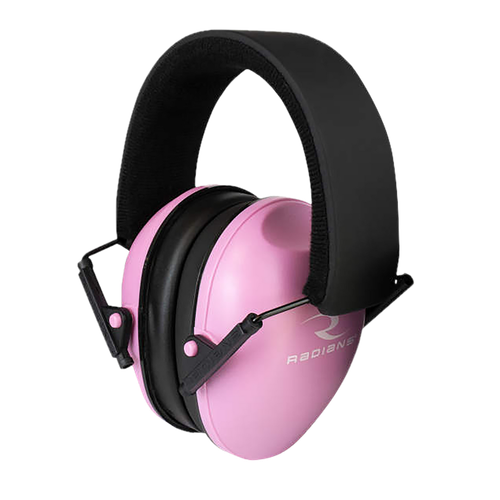 Radians LS0800CS Lowset Passive Muff 21 dB Over the Head Pink/Black Women 1 Pair