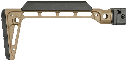Midwest Industries MIMINSFFDE Minimalistic Side Folding Stock Flat Dark Earth 6061 Aluminum Folding