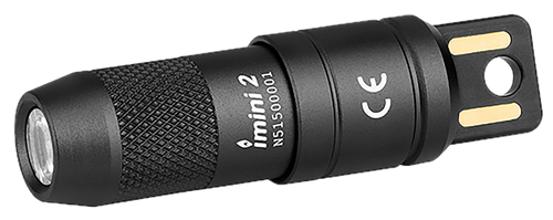Olightstore Usa Inc IMINI2BK imini 2  Black Anodized 50 Lumens White LED
