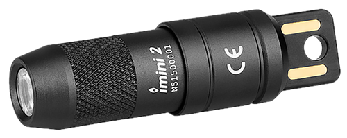 Olightstore Usa Inc IMINI2BK imini 2  Black Anodized 50 Lumens White LED