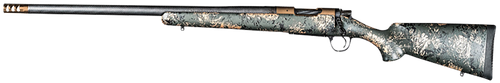Christensen Arms 8010621300 Ridgeline FFT 300 Win Mag 3+1 22" Carbon Fiber/Threaded Barrel, Burnt Bronze Cerakote, Green with Black/Tan Accents Stock, Left Hand