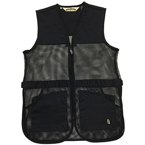 FULL MESH DUAL PAD SHOOTING VEST BLACK 3XL