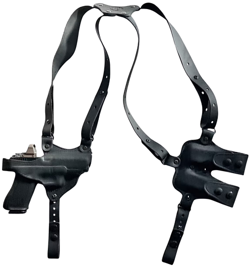 1791 Gunleather NSS2.1SBLHR  Optic Ready Shoulder Horizontal Black Fits Glock 17 Right Hand