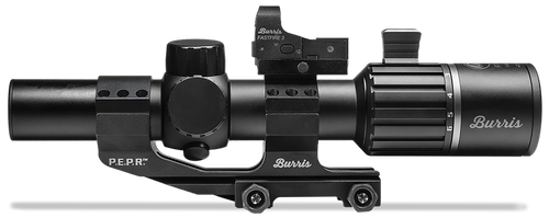 Burris 200475 RT-6 Tactical Kit Matte Black 1-6x24mm 30mm Tube Illuminated Ballistic 5X Reticle Includes FastFire 3 & P.E.R.P. Mount