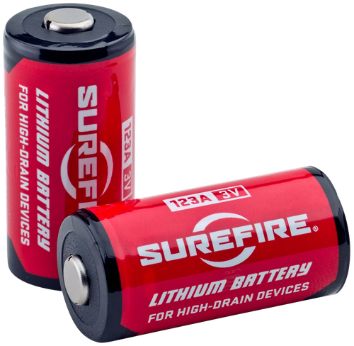 SureFire SF2SWBULK 123A Batteries  Red/Black 3.0 Volts 1,550 mAh (130/65 Pairs) Single Package Fishbowl
