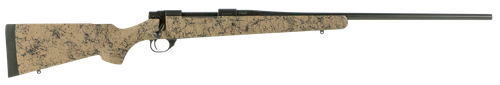 Howa HHS63702 M1500 HS Precision 7mm Rem Mag 3+1 24" Barrel, Black Metal Finish & Tan Black Webbed Fixed HS Precision Stock