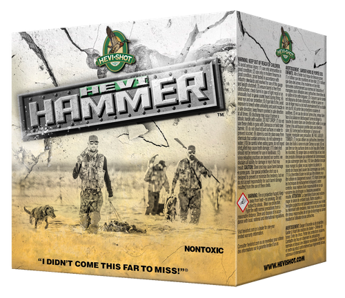 HEVI-Shot HS28302 HEVI-Hammer  12Gauge 3.50" 1 1/2oz 2Shot 25 Per Box/10 Case