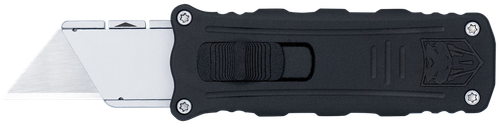 CobraTec Knives CTOTFUKSBBLK Utility  OTF Aluminum Blade, 3.38" Black Anodized Aluminum Handle