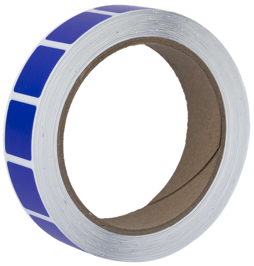 Action Target PASTTXBL Pasters  Blue Adhesive Paper 7/8" 1000 Per Roll