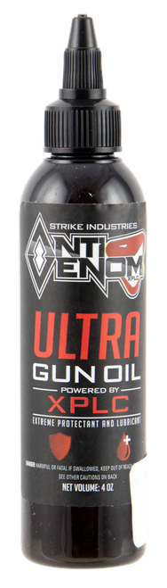 Strike Industries VMULTRA Anti Venom Ultra Gun Oil Lubricates 4 oz Squeeze Bottle