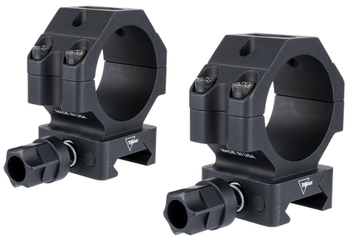 Trijicon AC22065 Scope Rings with Q-LOC Technology  Matte Black Aluminum 30mm Tube Medium