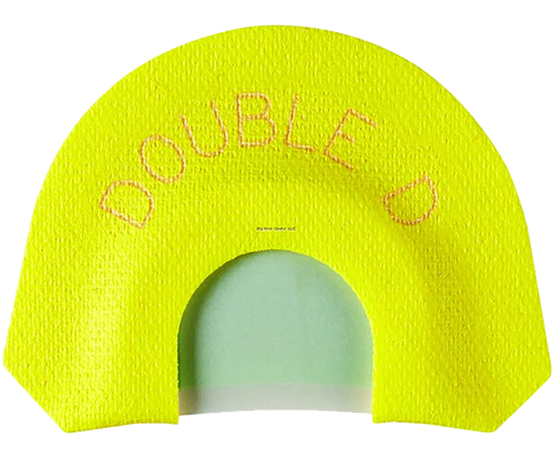HS Strut 05905 Double D Double Reed Diaphragm Call Double Reed Turkey Hen Sounds Attracts Turkeys Yellow