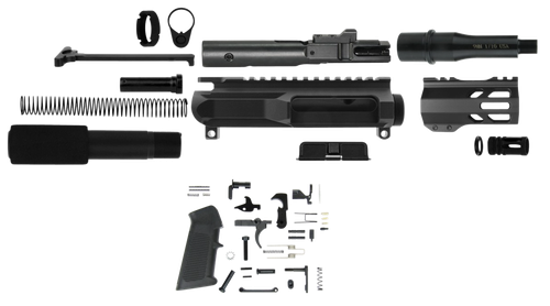 TacFire  AR Build Kit  9mm Luger 4.50" Barrel Black for AR Platform
