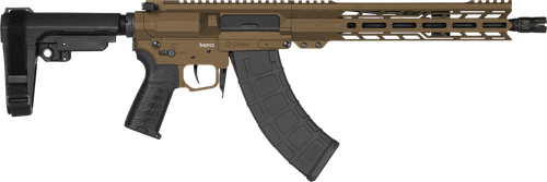 CMMG 76AB60AMB Banshee MK47 7.62x39mm 30+1 12.50" Black Nitride Medium Taper Threaded Barrel, EML 11" M-LOK Handguards, Midnight Bronze Cerakote Aluminum Picatinny Rail Receiver, CMMG Zeroed Grips