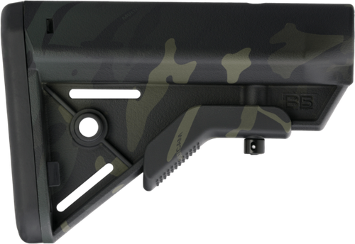 B5 Systems BRV1421 Bravo  Black Multi-Cam Synthetic for AR-Platform with Mil-Spec Receiver Extension (Tube Not Included)