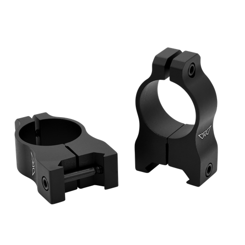 Warne V402M Scope Rings Vapor Matte Black 1" High 0 MOA
