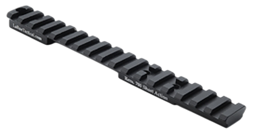 Larue Tactical LT113L0MOA  Top Rail Black Fits Remington 700 Long Action 0 MOA