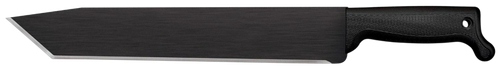 Cold Steel CS97BTMS Tanto  13" Black Matte Baked-On Anti Rust 1055 Carbon Steel Blade/ Black Polypropylene Handle 15.63" Long Includes Sheath