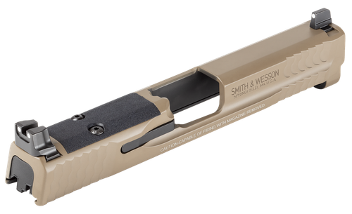 Smith & Wesson 14478 Slide Assembly  Fits S&W Shield 9mm Flat Dark Earth Optic Ready/Serrated Slide