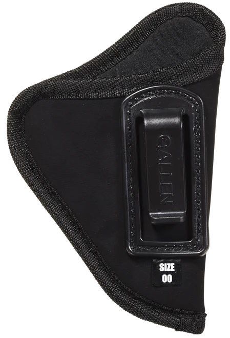 Allen 44600 Inside-The-Pant Conceal Carry Holster Size 00 IWB Black Ultrasuede Fabric, Fits Small/Medium DA Revolvers, Belt Mount Clip, Right Hand