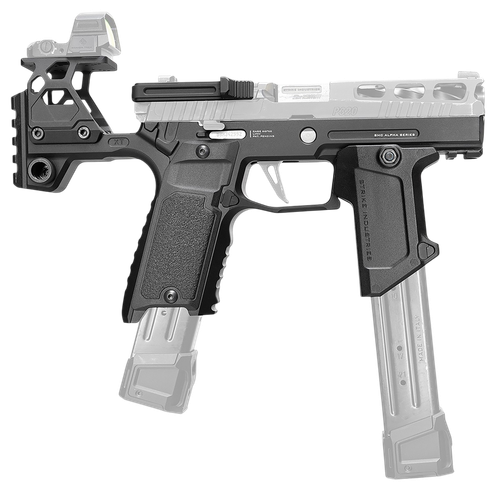 Strike Industries SMCAP320SV2BLK Modular Stock Alpha MKII Black Aluminum Fits Sig Sauer P320 Ambidextrous