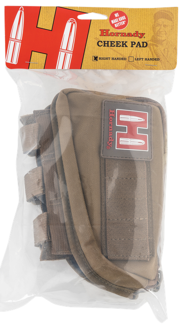 Hornady 99110 Gun Cheek Piece  Tan Cordura 5rd Rifle Right Hand