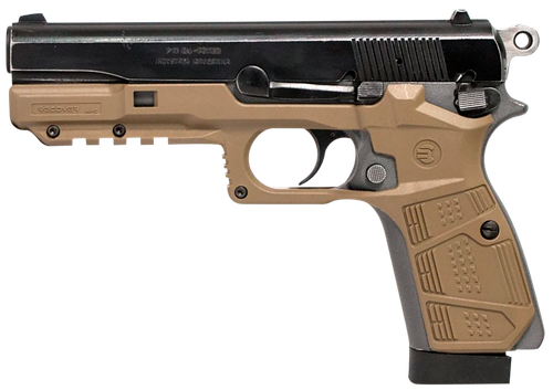Recover Tactical HPC-02 Grip & Rail System  Tan Polymer Picatinny for Browning Hi-Power