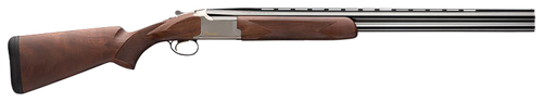 Browning 018259305 Citori Hunter 12 Gauge 26" Barrel 3" 2rd, Blued Barrels, Silver Nitride Finished Receiver With Gold Enhancement, Grade II Satin American Walnut Stock