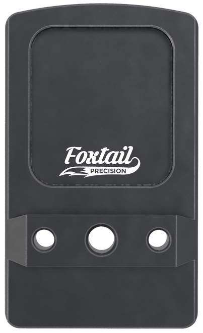 Foxtail Precision 100014 Rear Sight Dovetail Optic Adapter Plate for non MOS Glock  Black Anodized Glock Non MOS
