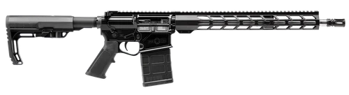 Patriot Ordnance Factory 02358  LMR Base 308 Win 10+1 16.50" Black Aluminum Receiver A2 Style Grip