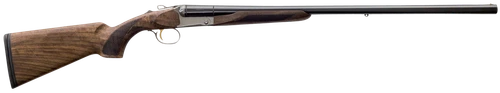 Charles Daly 930355 512 Superior Full Size 12 Gauge Break Open 3" 2rd 28" Gloss Blued Side By Side Barrel, Silver Steel Receiver, Fixed Oiled Walnut Stock, Rem Choke Tube System