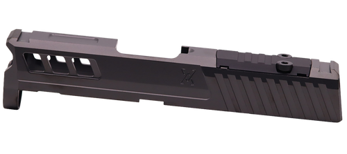 True Precision Inc TPSHCSBCRMS Axiom Optic Cut Slide Fits Springfield Hellcat Black DLC Anodized 416R Stainless Steel