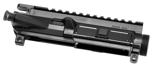 Sharps Bros SBUR04 Billet Upper  Upper Receiver, 7075-T6 Aluminum w/Mil-Spec Anodized Finish, Stripped w/Forward Assist & Dust Cover For .223/5.56/.224 Valkyrie/300 BLK/6.5 Grendel Caliber AR-15