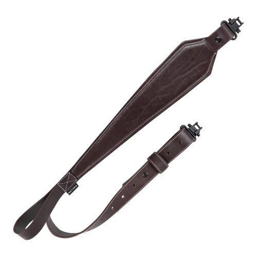 Heritage Cases 8511 Plain Dark Leather  Dark Mahogany Leather 28"-35" OAL Rifle