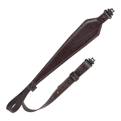 Heritage Cases 8511 Plain Dark Leather  Dark Mahogany Leather 28"-35" OAL Rifle