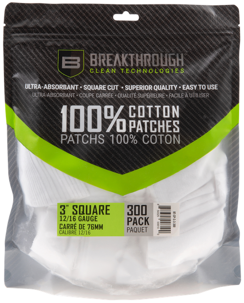 Breakthrough Clean BTCPS3300 Square Patches 12-16 Gauge 300 pieces