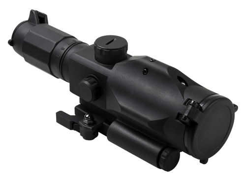 NcStar VSRTP3940GV3 SRT  Gen 3 Black Hardcoat Anodized 3-9x40mm Illuminated P4 Sniper Reticle Green Laser
